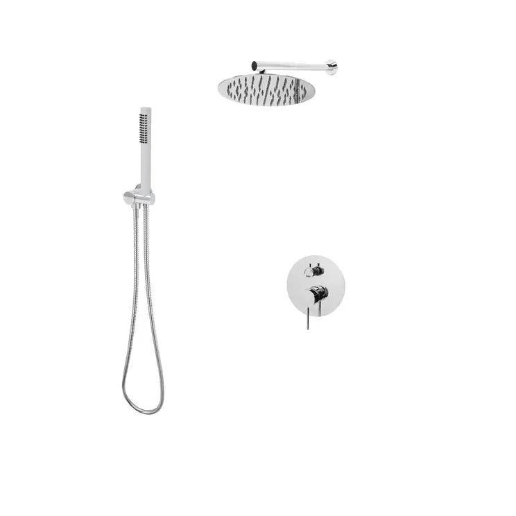 Kodaen ELEGANTE serie. 2-WAY pressure balanced shower faucet. F54114CP-W10BZ Polished Chrome
