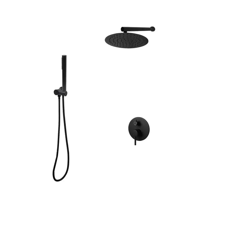 Kodaen ELEGANTE serie. 2-WAY pressure balanced shower faucet. F54114MB-W10BZ Matte Black