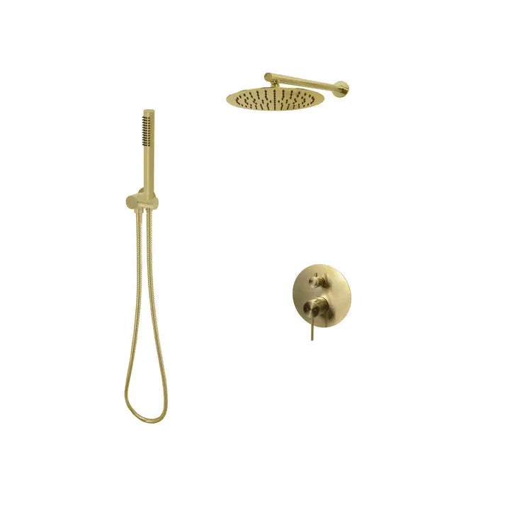 Kodaen ELEGANTE serie. 2-WAY pressure balanced shower faucet. F54114RBG-W10BZ Brushed Gold