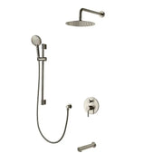 Kodaen ELEGANTE serie. 3-WAY pressure balanced shower faucet. F55104BN-W10ATS Brushed Nickel