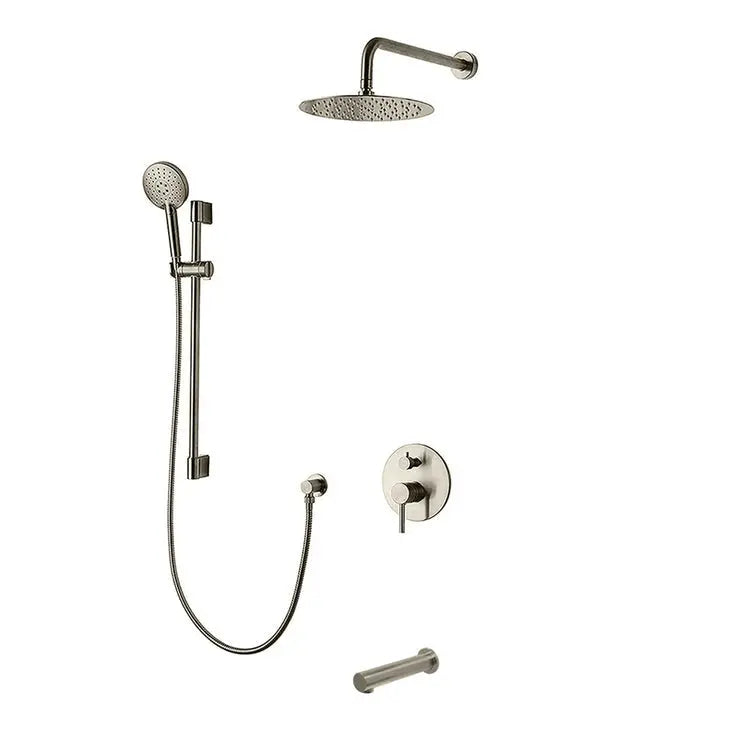 Kodaen ELEGANTE serie. 3-WAY pressure balanced shower faucet. F55104BN-W10ATS Brushed Nickel