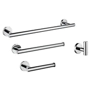 Kodaen ELEGANTE serie. 4-pic bathroom hardware set in polished chrome.