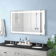 Kodaen  EMBRACE Rectangular  Framless front-lit LED mirror. 41x32