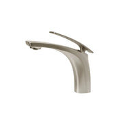 Kodaen EVA Single Hole Bathroom Faucet in brushed nickel.