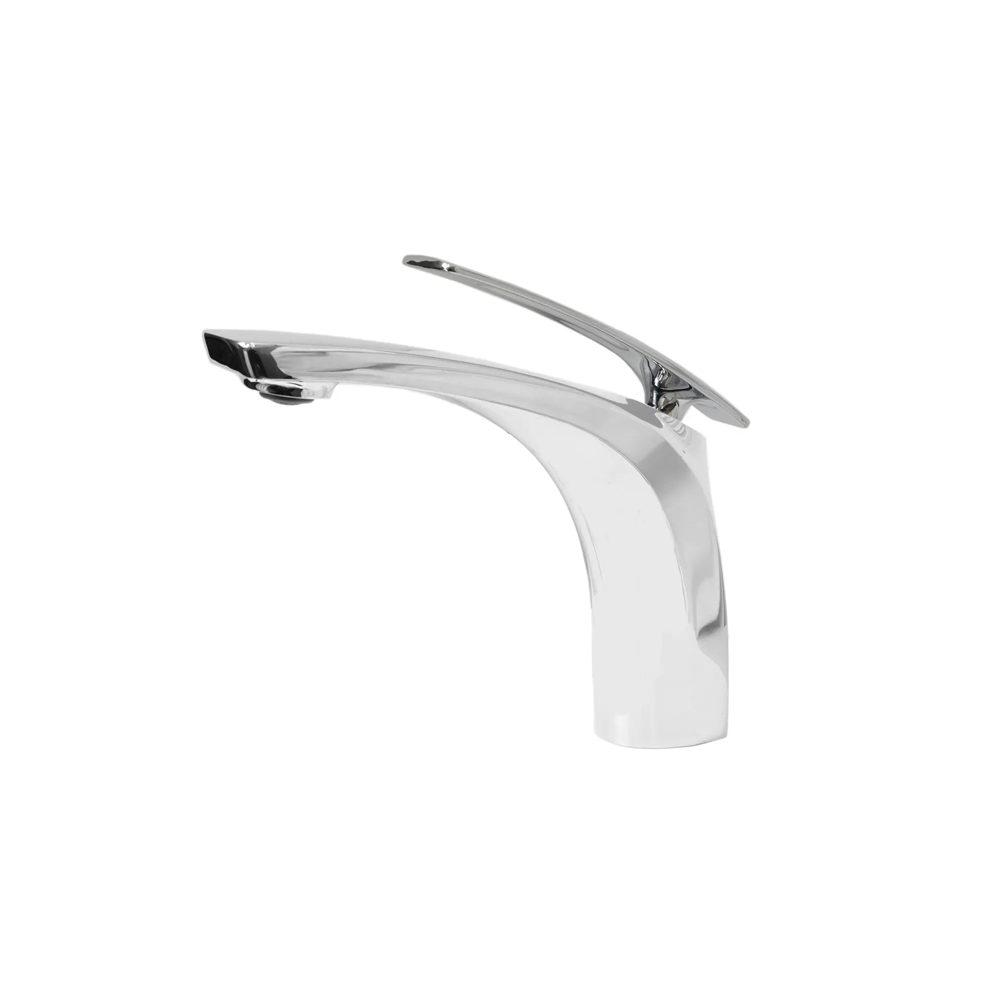 Kodaen EVA Single Hole Bathroom Faucet in polished chrome.