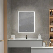 Kodaen FORTUNE Rectangular Framless front & back-lit LED mirror.  28x36