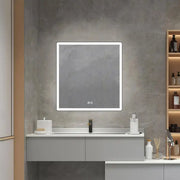 Kodaen FORTUNE Rectangular Framless front & back-lit LED mirror.  59x32