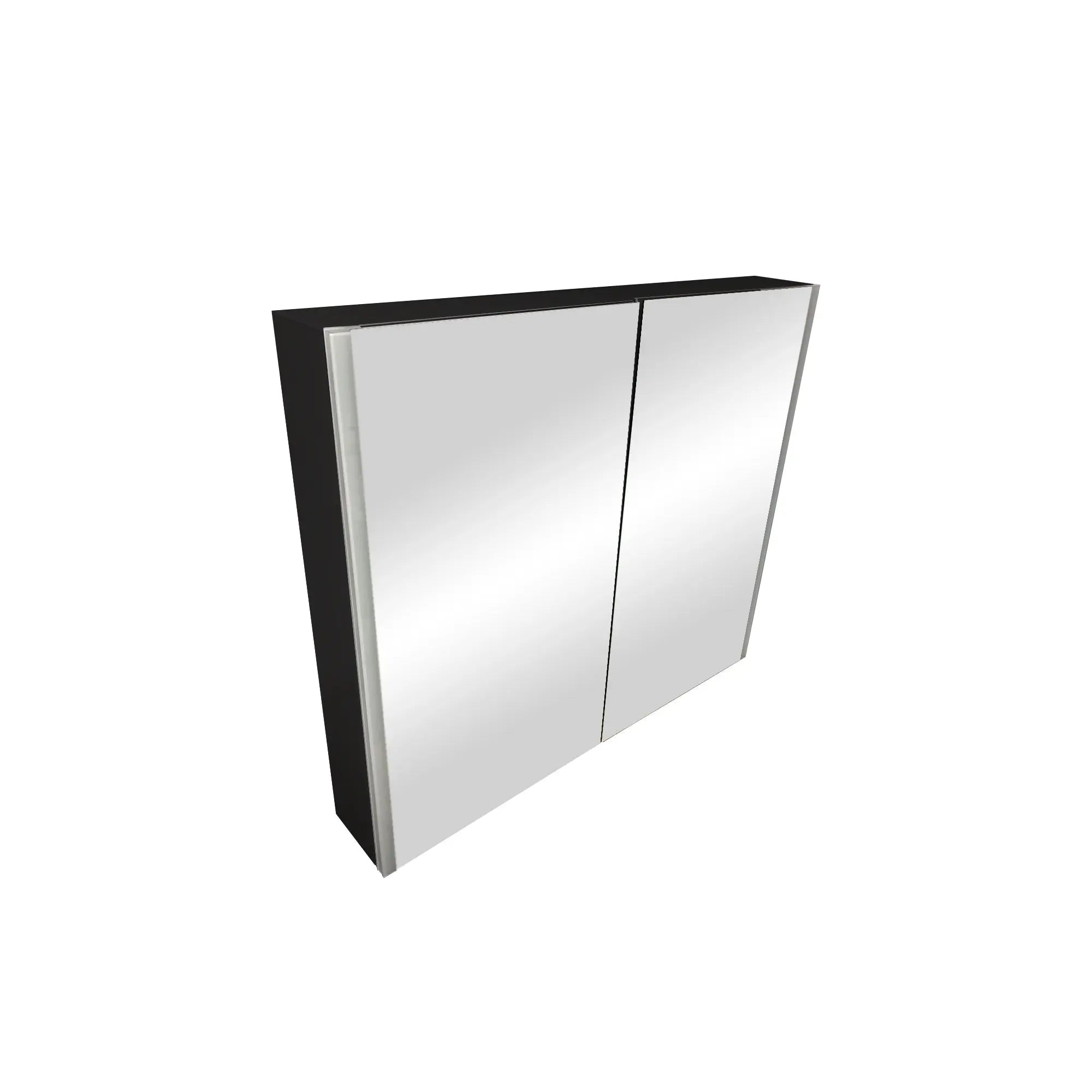 Kodaen  LED mirror with medicine cabinet  32 x 28 Black Surround