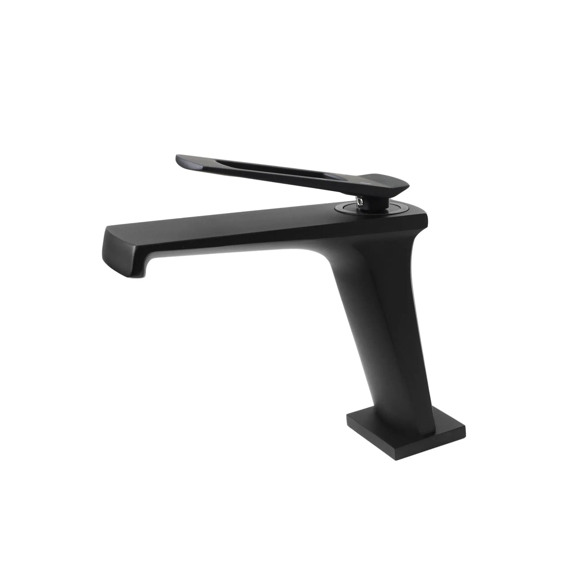 Kodaen LEMAN Single Hole Bathroom Faucet in matte black.