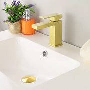 Kodaen MADISON Single Hole Bathroom Faucet in Brushed Gold