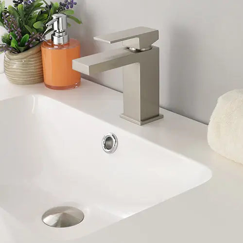 Kodaen MADISON Single Hole Bathroom Faucet in Brushed Nickel
