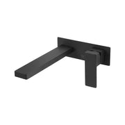 Kodaen MADISON Wallmount lavatory faucet in matte black.