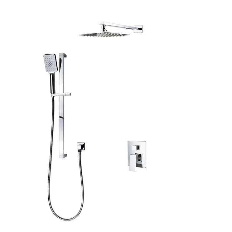 Kodaen MADISON serie. 2-WAY pressure balanced shower faucet. F54123CP-W10AZ Polished Chrome