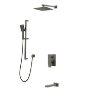 Kodaen MADISON serie. 3-WAY pressure balanced shower faucet. F55123GG-W10ATS Graphite