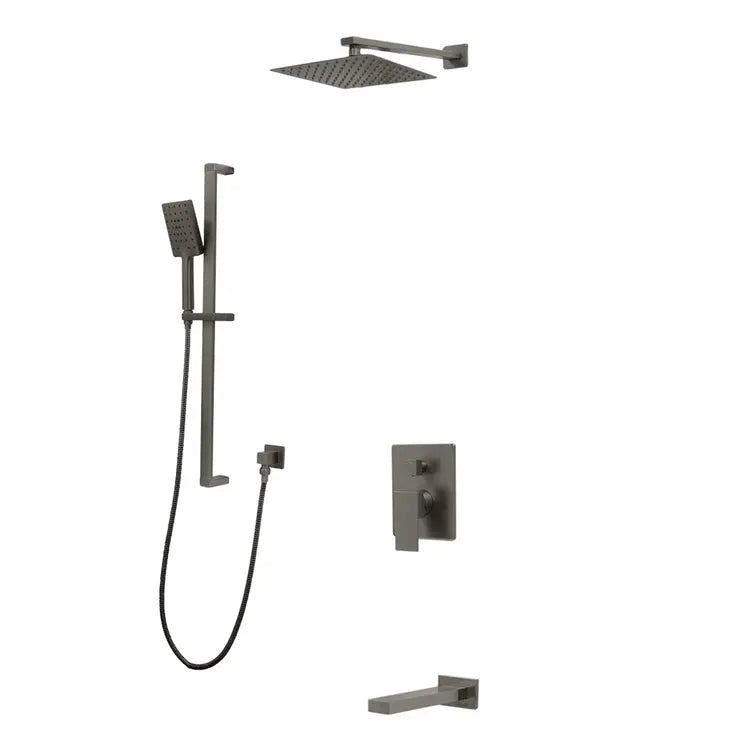 Kodaen MADISON serie. 3-WAY pressure balanced shower faucet. F55123GG-W10ATS Graphite