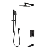 Kodaen MADISON serie. 3-WAY pressure balanced shower faucet. F55123MB-W10ATS Matte black