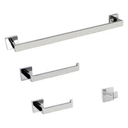 Kodaen MADISON serie. 4-pic bathroom hardware set in polished chrome.