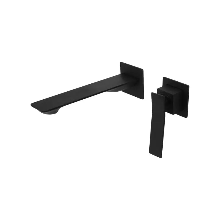 Kodaen MAGRO Wallmount Lavatory Faucet  in matte black.