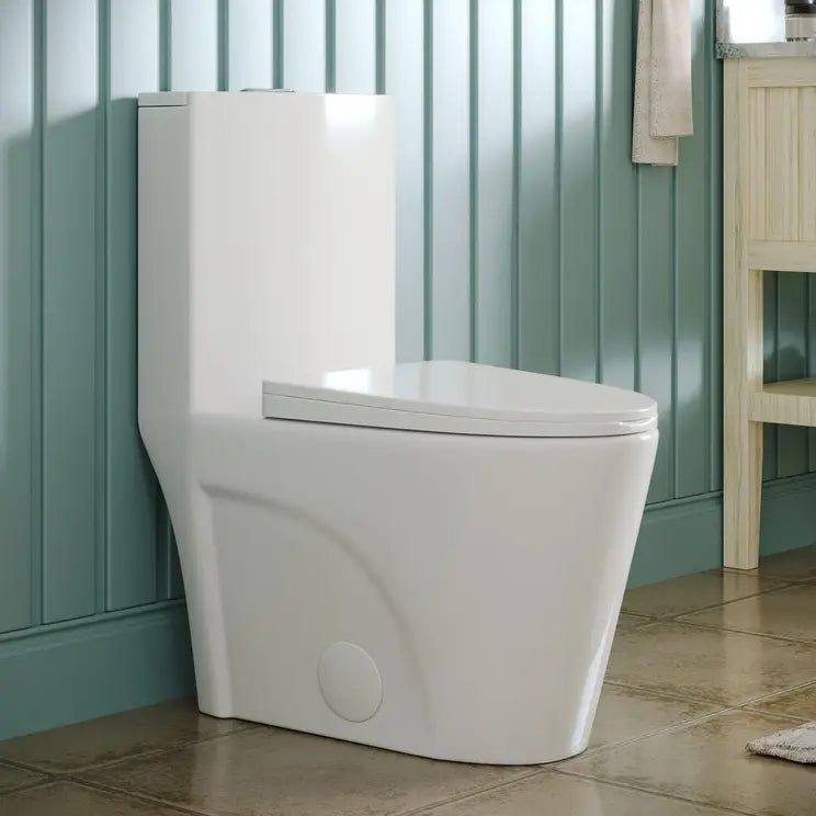 Kodaen Milano One piece skirted toilet with top flush buttons