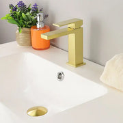 Kodaen NEW MADISON Single Hole Bathroom Faucet in brushed gold.