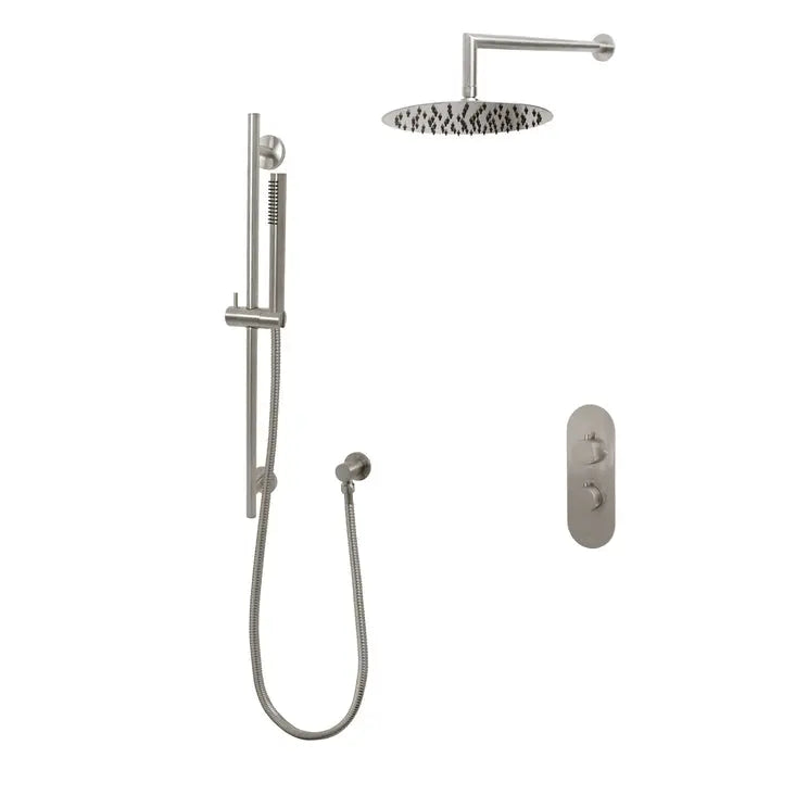 Kodaen NOHO serie. 2-way thermostatic shower faucet. F56200BN-W10AZ  Brushed Nickel