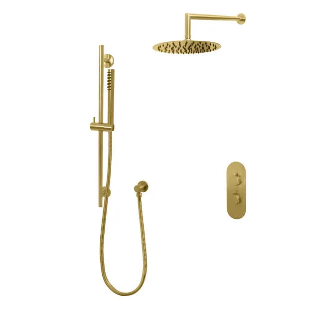 Kodaen NOHO serie. 2-way thermostatic shower faucet. F56200RBG-W10AZ  Brushed Gold