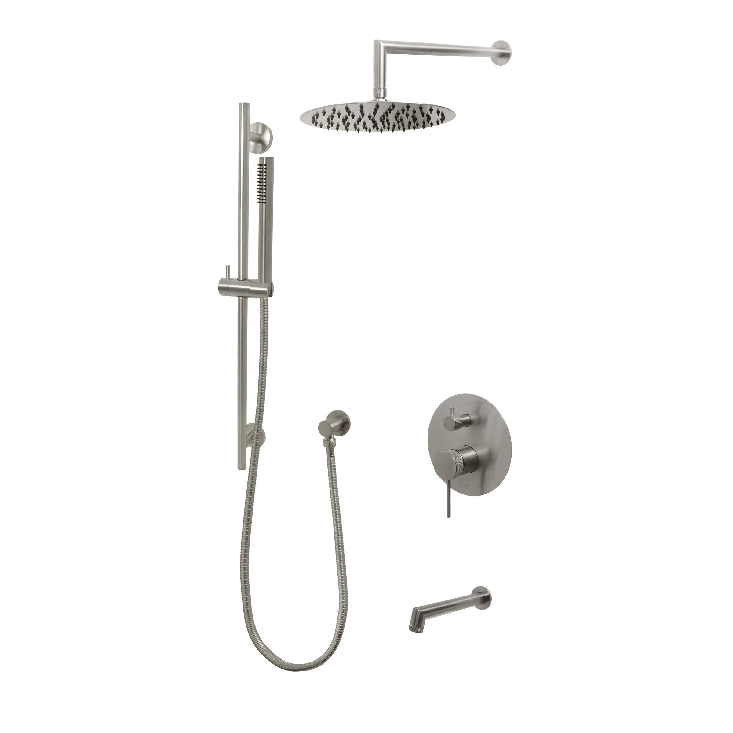 Kodaen NOHO serie. 3-way pressure balanced shower faucet. F55200BN-W10ATS Brushed Nickel