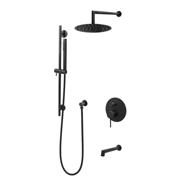 Kodaen NOHO serie. 3-way pressure balanced shower faucet. F55200MB-W10ATS  Matte Black