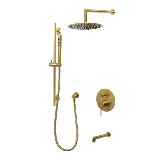 Kodaen NOHO serie. 3-way pressure balanced shower faucet. F55200RBG-W10ATS  Brushed Gold