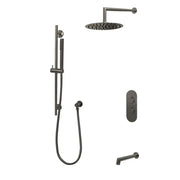 Kodaen NOHO serie. 3-way thermostatic shower faucet. F57200GG-W10ATS Graphite
