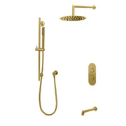 Kodaen NOHO serie. 3-way thermostatic shower faucet. F57200RBG-W10ATS Brushed Gold
