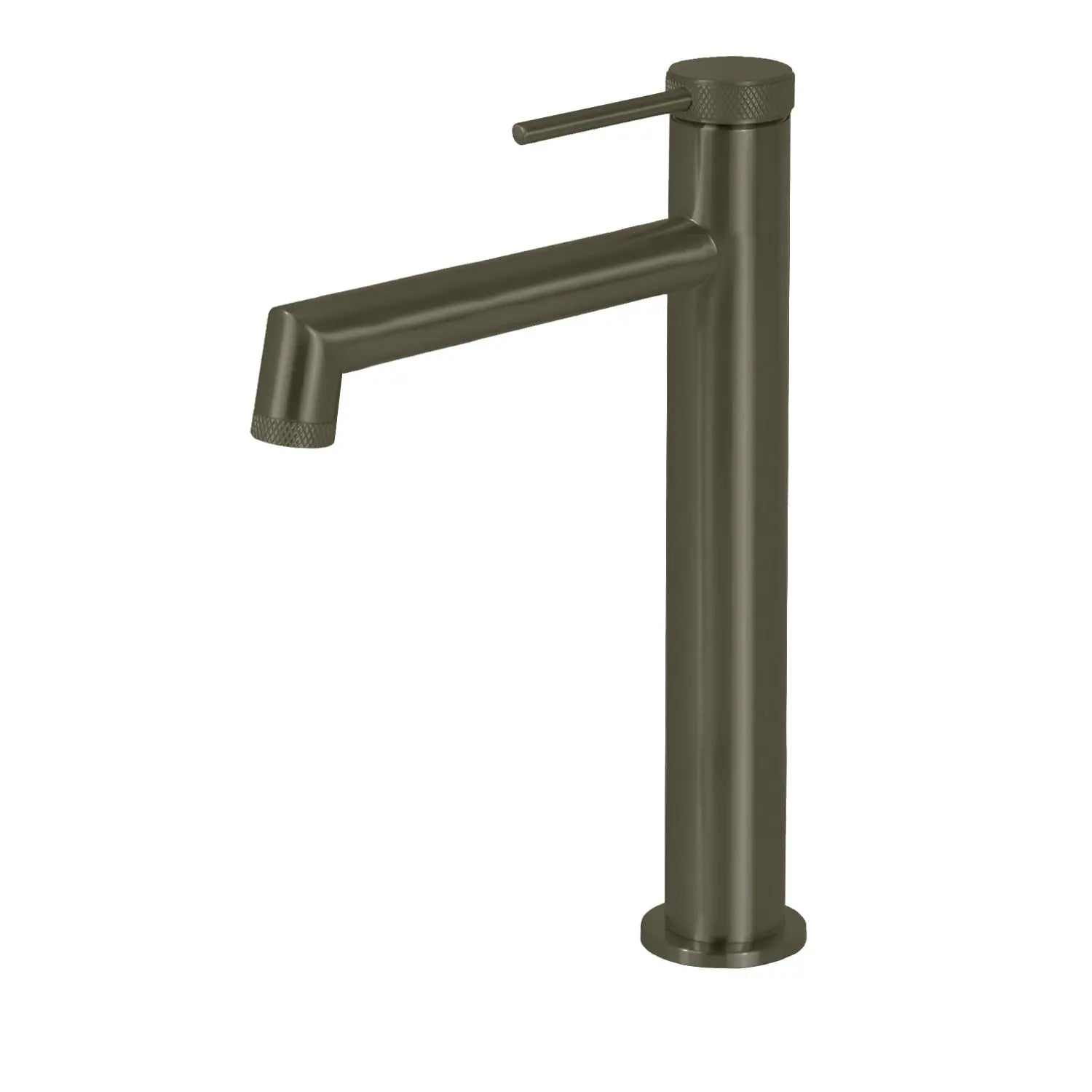 Kodaen NoHo Vessel Sink Bathroom Faucet in graphite black.