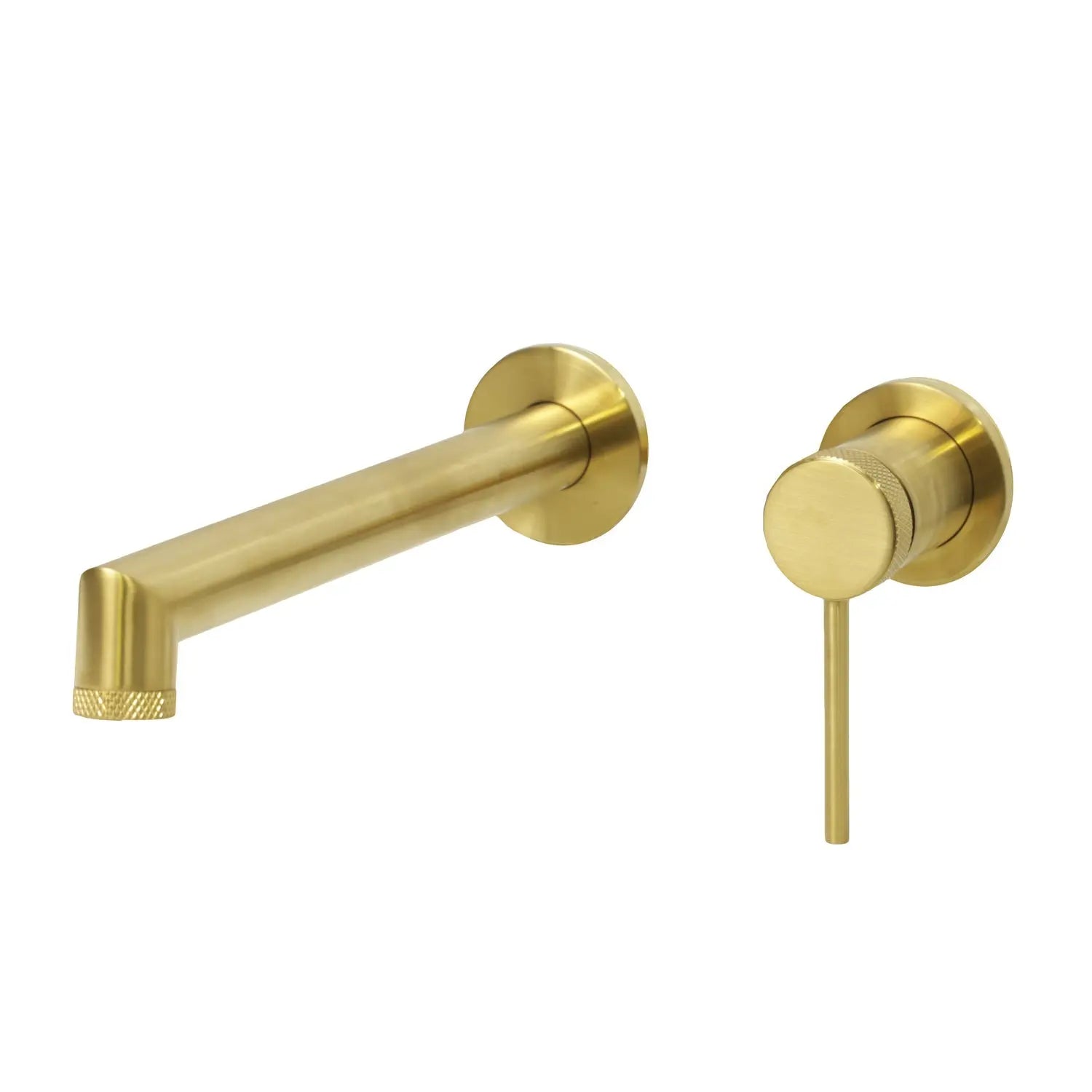Kodaen NoHo Wallmount Bathroom Faucet  in rich brushed gold.
