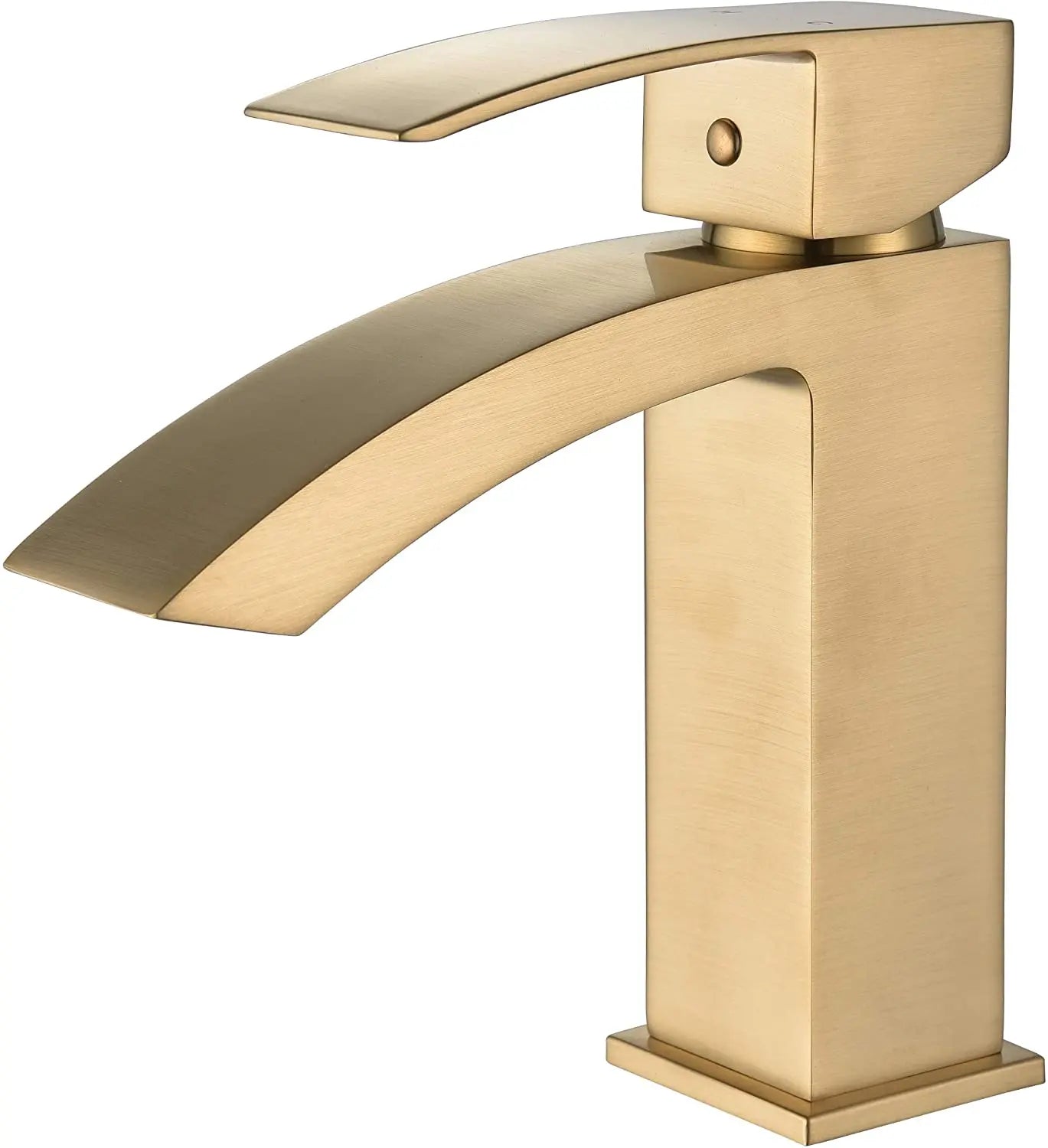 Kodaen SATRO Single Hole Bathroom Faucet in Brushed Gold