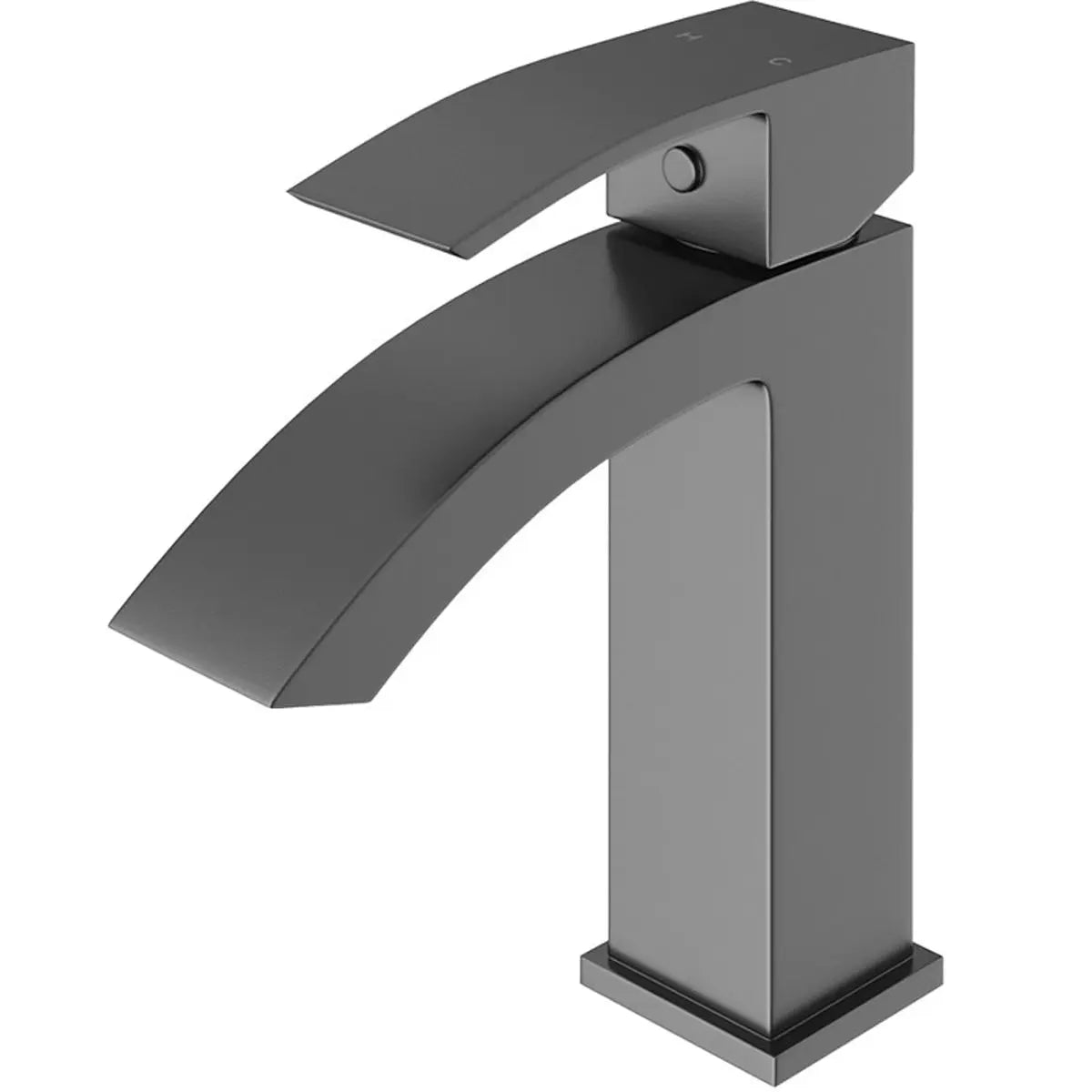 Kodaen SATRO Single Hole Bathroom Faucet in Graphite Black