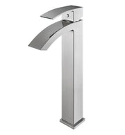 Kodaen SATRO Vessel Sink Bathroom Faucet in polished chrome.