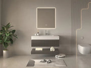 Kodaen SEAMLYSS  Framless back-lit LED mirrors. 30"Wx32"H