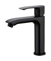 Kodaen SLIM Single Hole Bathroom Faucet in matte black.