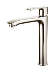 Kodaen SLIM Vessel Sink Bathroom Faucet in brushed nickel.