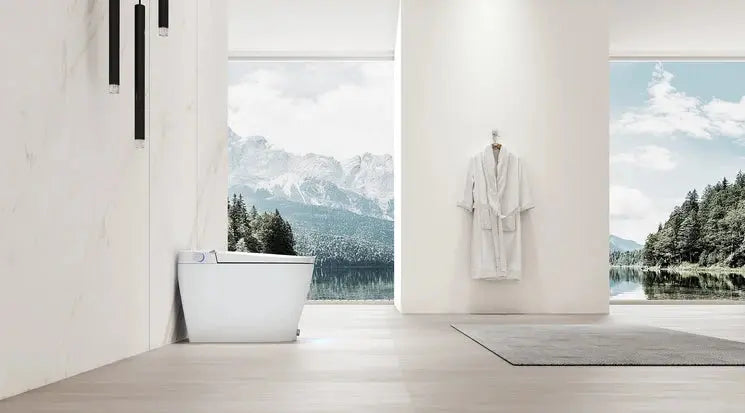 Kodaen STREAMLINE Smart toilet with built-in tank with wireless remote
