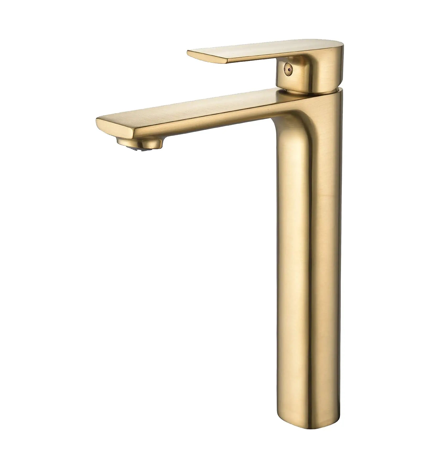 Kodaen TIMELYSS Vessel Sink Bathroom Faucet in brushed gold.
