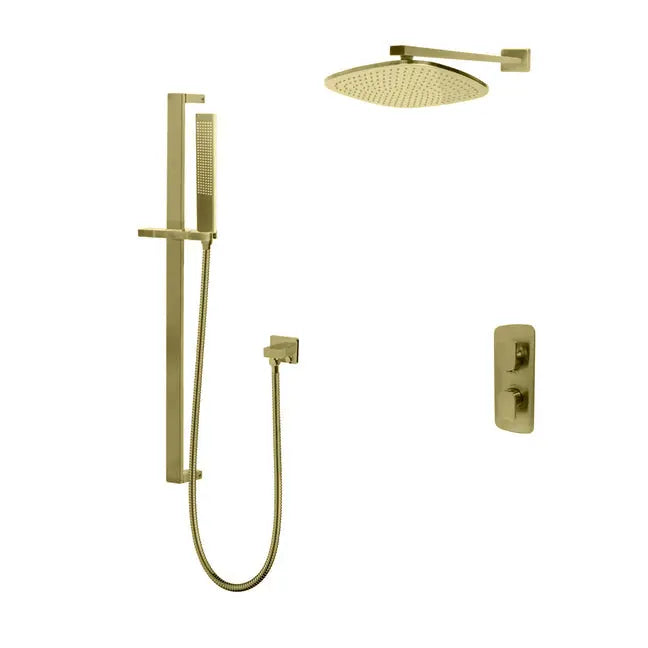 Kodaen TIMELYSS serie. 2-way thermostatic shower faucet. F56127BG-W10AZ Brushed Gold