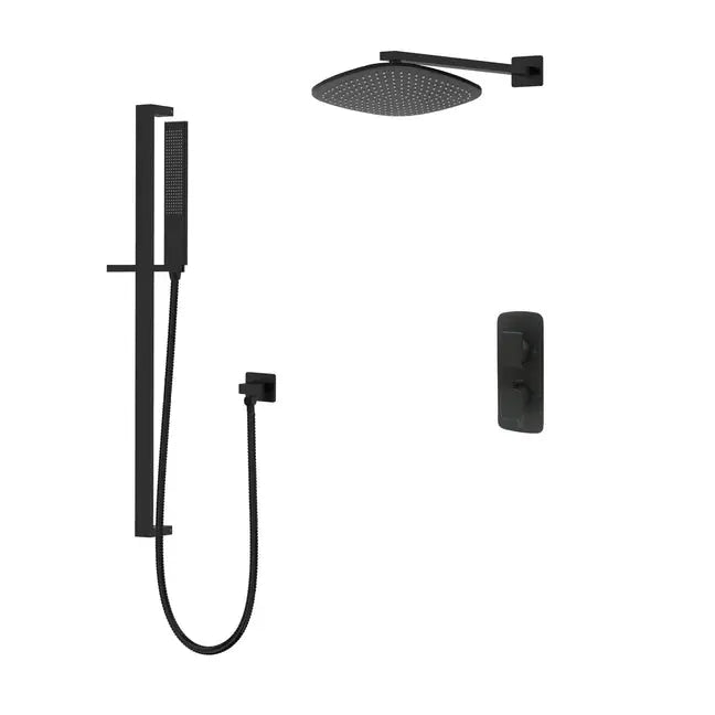 Kodaen TIMELYSS serie. 2-way thermostatic shower faucet. F56127MB-W10AZ Matte Black