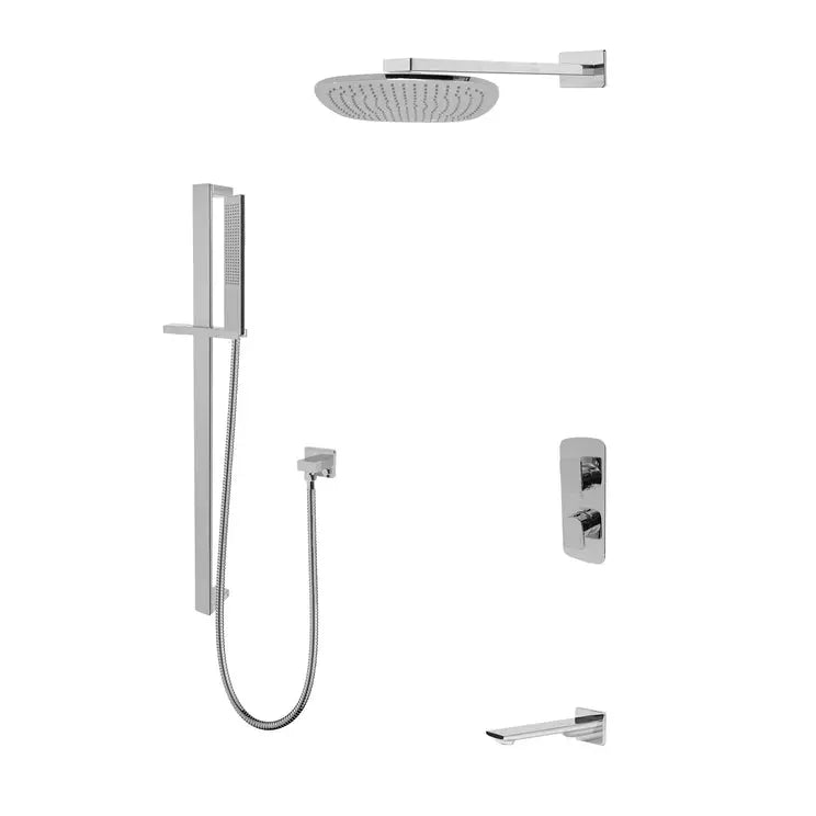 Kodaen TIMELYSS serie. 3-way thermostatic shower faucet. F57127CP-W12ATS  Chrome