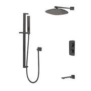 Kodaen TIMELYSS serie. 3-way thermostatic shower faucet.   F57127GG-W12ATS  Graphite