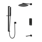 Kodaen TIMELYSS serie. 3-way thermostatic shower faucet. F57127MB-W12ATS Matte Black