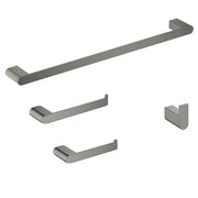 Kodaen TIMELYSS serie. 4-pic bathroom hardware set in graphite black.