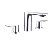 Kodaen TIMELYSS serie. Basin faucet 3-hole in polished chrome.