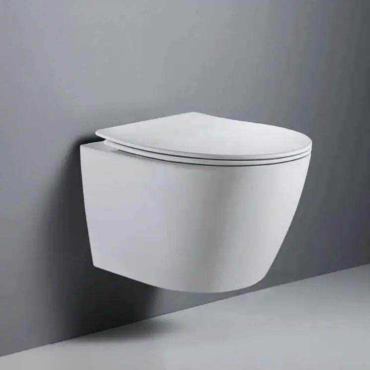 Kodaen Wall Hung Toilet Set Includes Toilet Bowl, In wall Tank & Actuator Plate - White