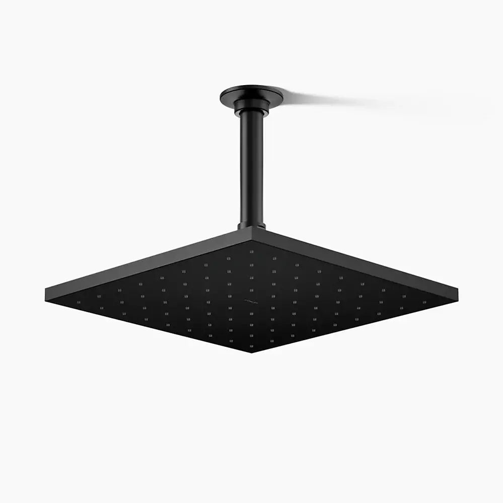 Kohler 10  Contemporary Square Rain Showerhead 13696-BL - Plumbing Market